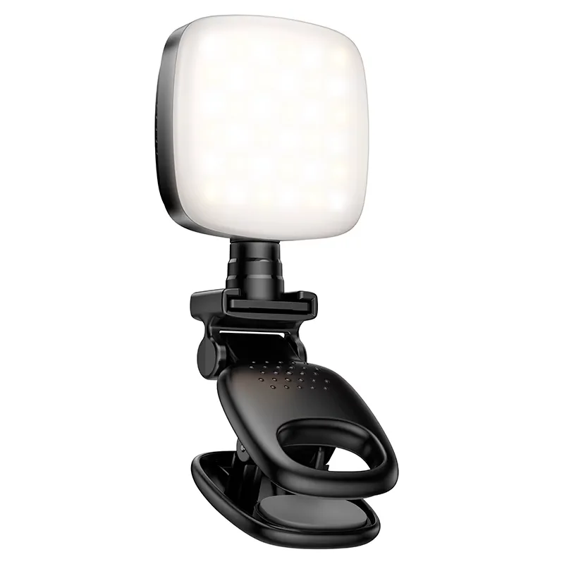 Luz de relleno portátil  HOCO PREMIUM  “K28 Beauty”  Temperatura de color ajustable