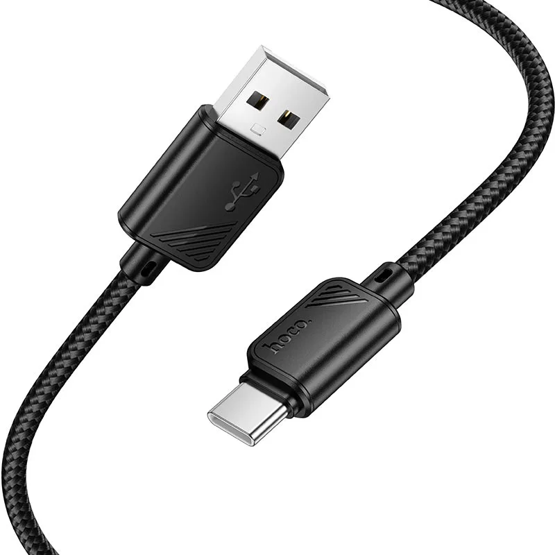 CABLE HOCO PREMIUM  X113  USB A TIPO C  1MT  BLACK