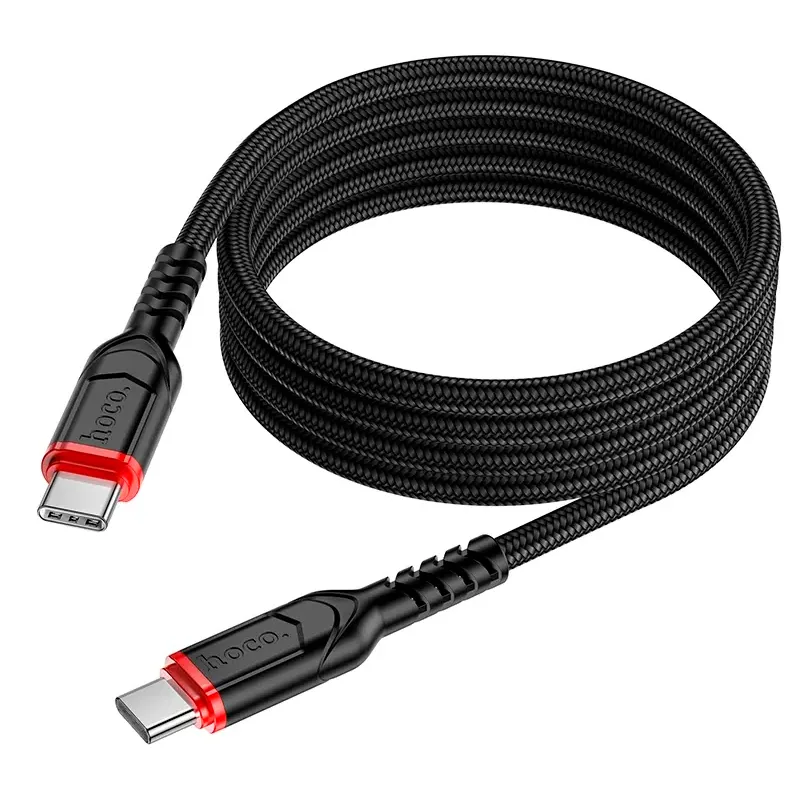 CABLE HOCO PREMIUM X59 VICTORY    TIPO C a TIPO C  PD 60W    2 MTS BLACK