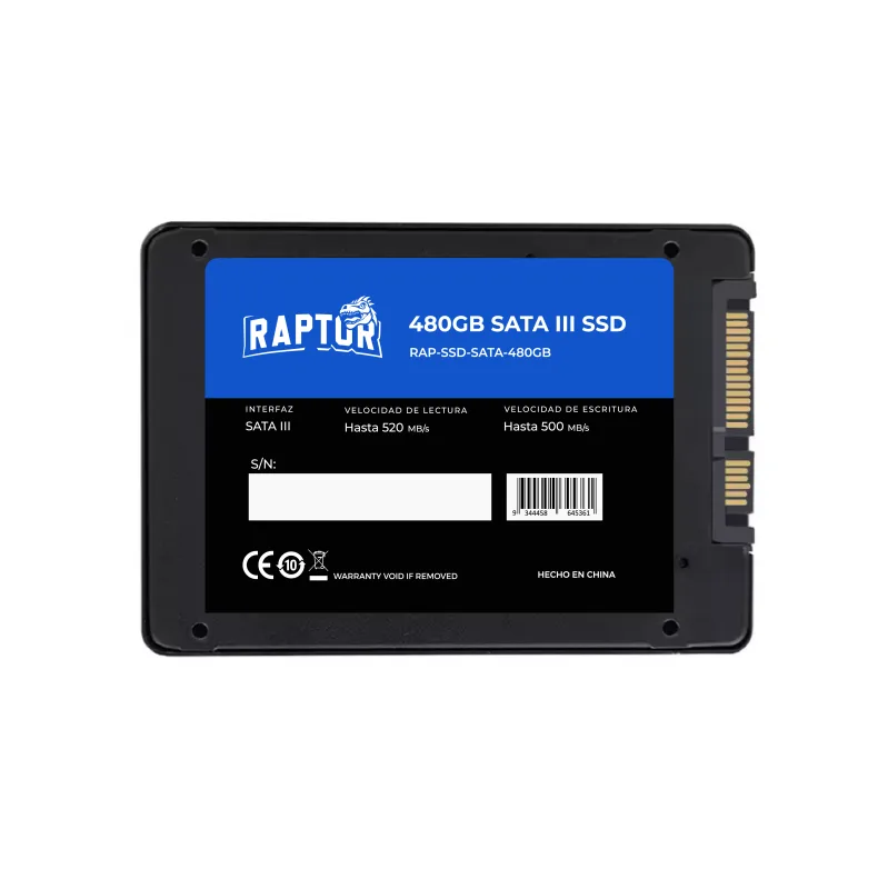 DISCO SSD RAPTOR Legacy  480GB