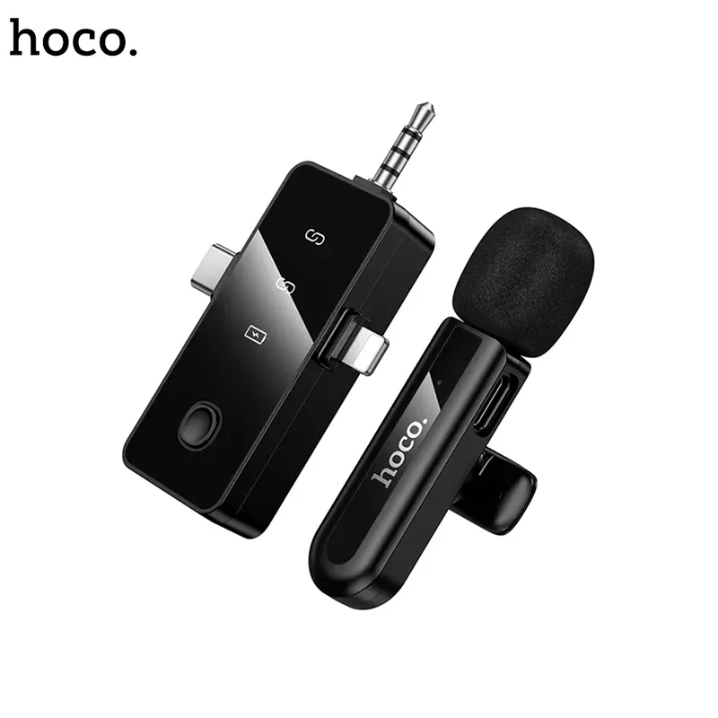 MICROFONO CORBATERO HOCO PREMIUM L20B  Fair     C/LIGHTNING/3.5mm