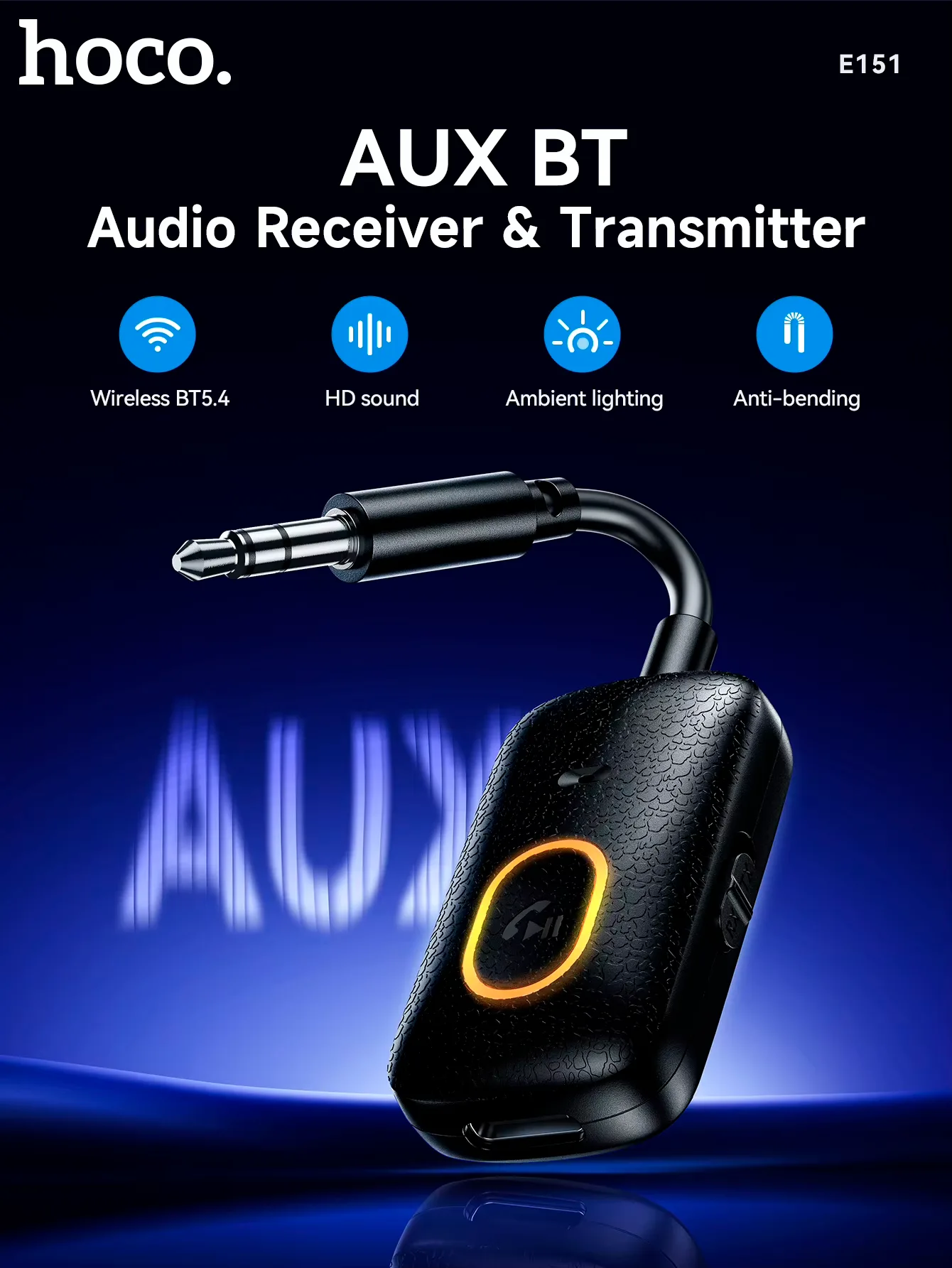 ADAPTADOR BLUETOOTH HOCO PREMIUM  E151  