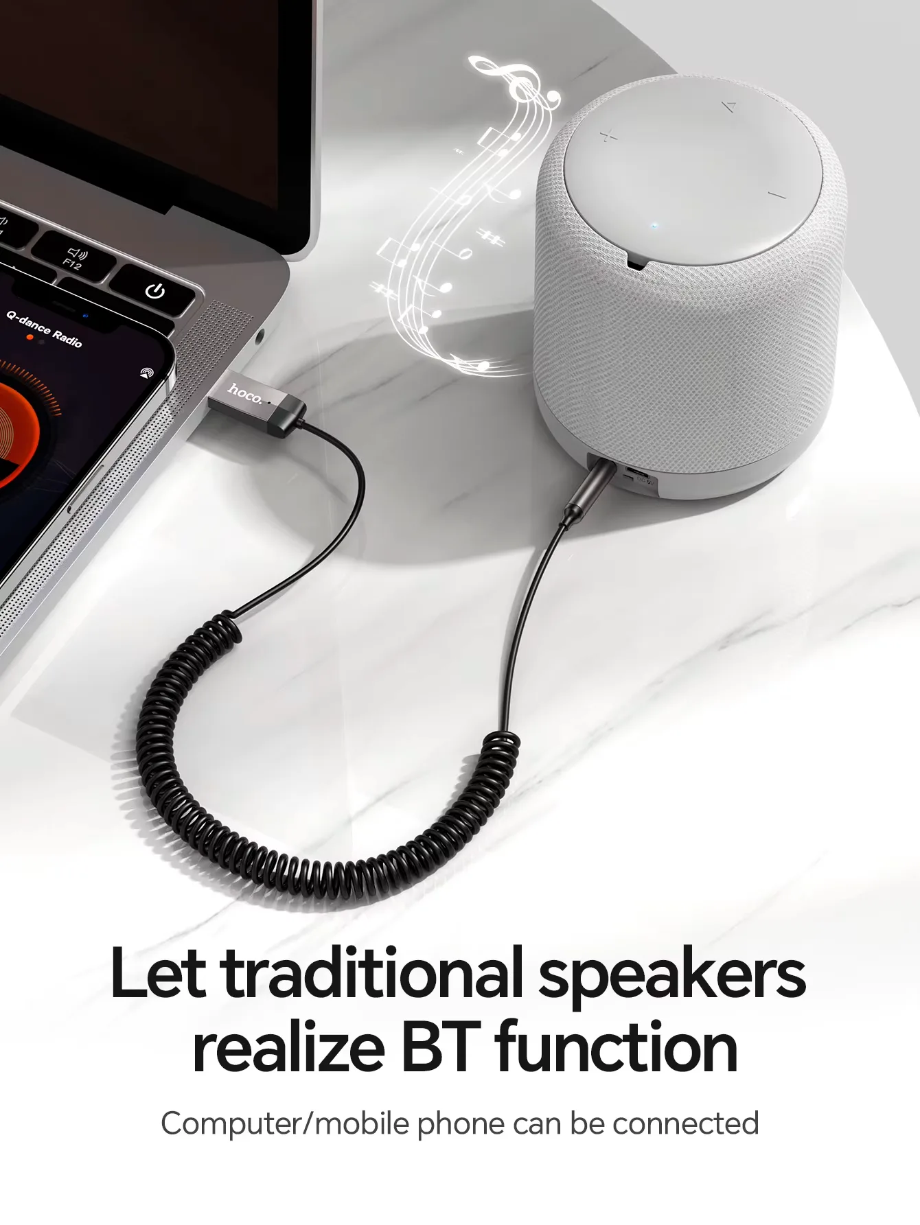 ADAPTADOR BLUETOOTH HOCO PREMIUM  E78 Benefit  
