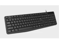 TECLADO CON CABLE MEETION K200  SILENCIOSO BLACK