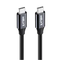 Cable Kelyx  TIPO C a TIPO C  3.2    65W / 10Gbp - 4K ULTRA HD 1mt