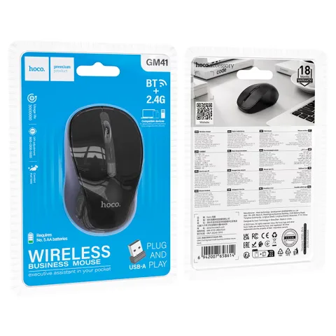 MOUSE BT+WIR  HOCO PREMIUM  