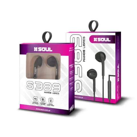 AURICULAR IN EAR  SOUL  S389  3.5MM CON MICROFONO