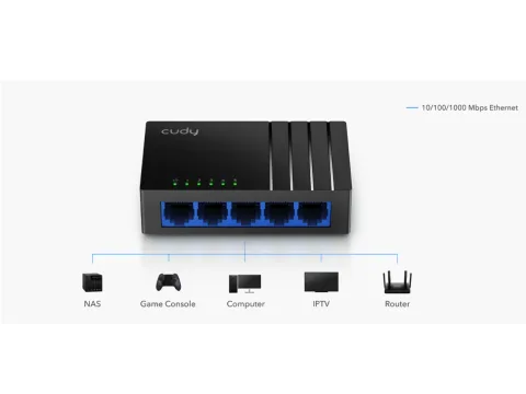 Switch Cudy 5 puertos Gigabit