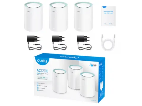 Router Mesh Cudy AC1200 Gigabit 3 pack