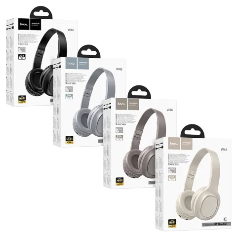 AURICULAR BT VINCHA HOCO PREMIUM  W46  20Hrs Plegable  4 colores