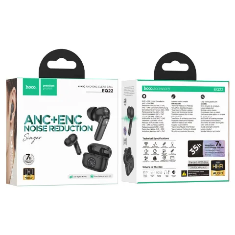 AURICULAR  BT TWS HOCO PREMIUM EQ22 