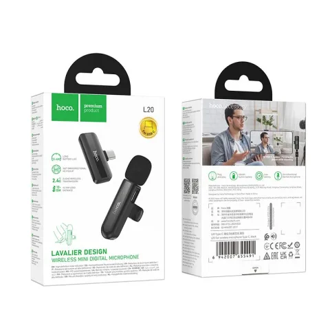 MICROFONO CORBATERO HOCO PREMIUM L20  Wireless 
